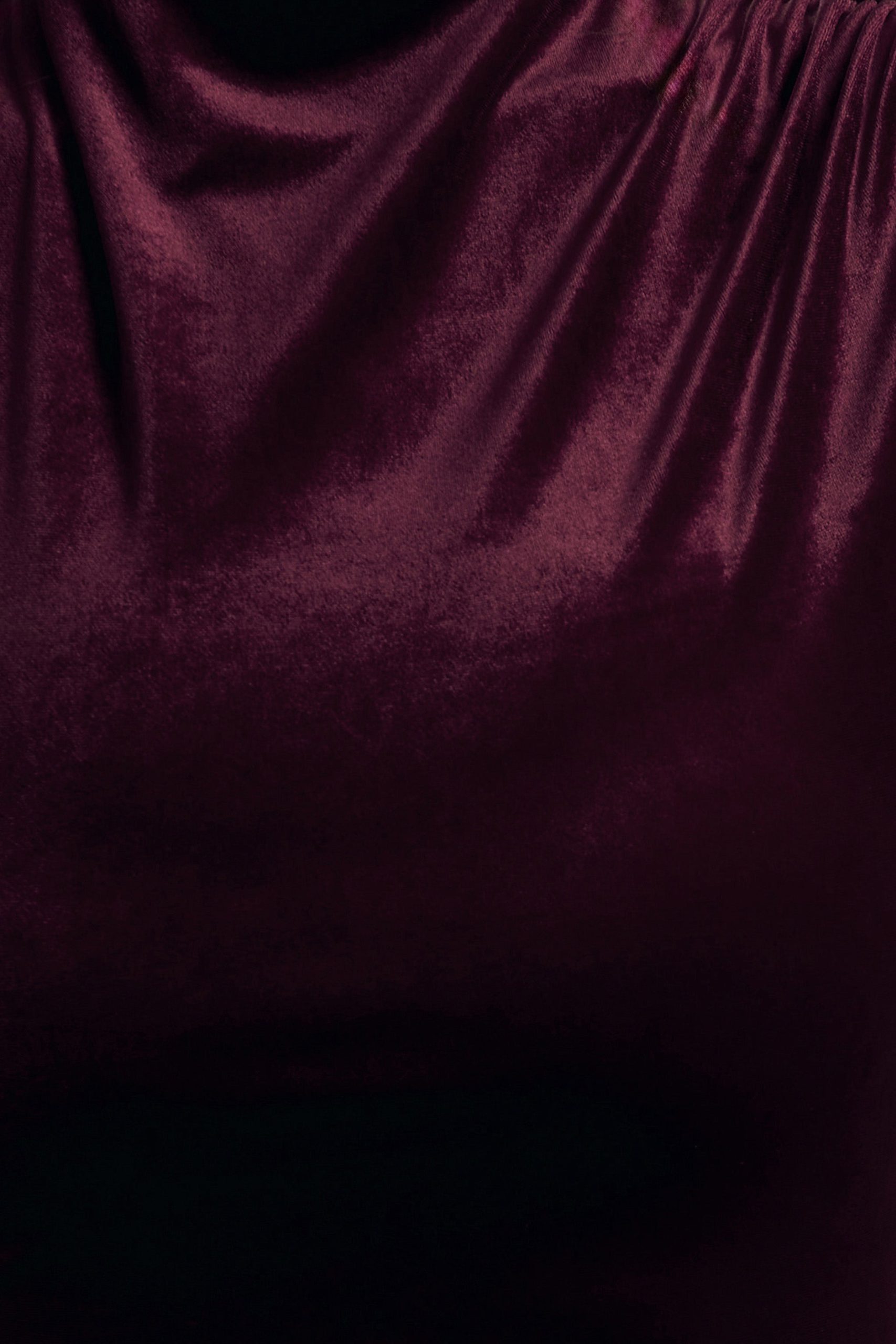 Abilene | Port Velvet High-Neck Split Maxi Dress - Image 6